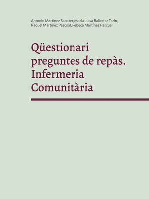 cover image of Qüestionari preguntes de repàs.